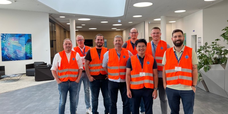 Ready for the factory tour at our system provider VEKA in Sendenhorst.