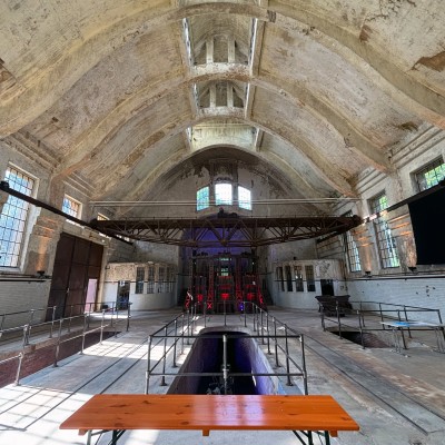 Historic Sewage Treatment Plant in Krefeld, Germany